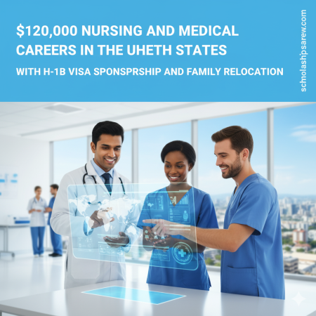 $120,000 Nursing & Medical Jobs in the USA with H-1B Visa Sponsorship and Family Relocation