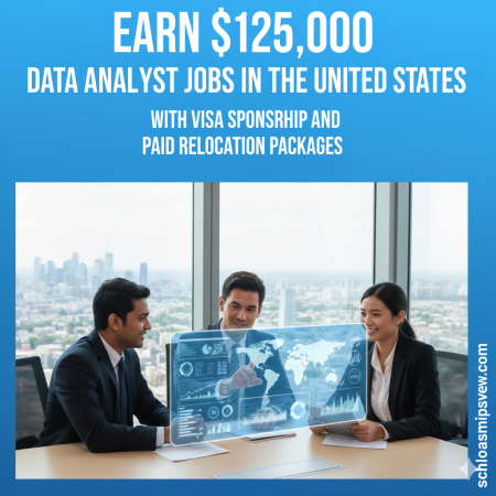 $125,000 Data Analyst Jobs in the U.S. with Visa Sponsorship and Paid Relocation