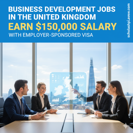 $150,000 Business Development Jobs in the United Kingdom with Employer-Sponsored Visas
