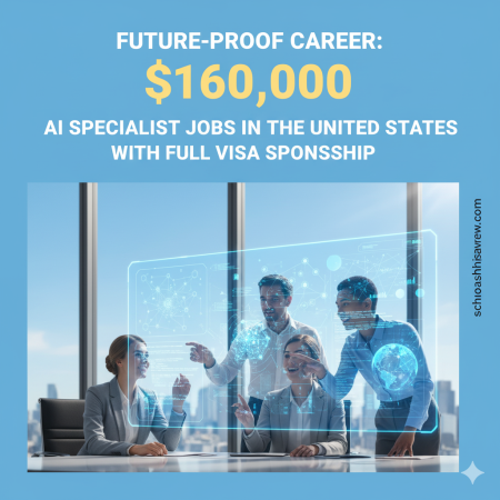 $160,000 AI Specialist Jobs in the United States with Full Visa Sponsorship