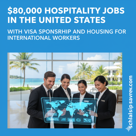 $80,000 Hospitality Jobs in the United States with Visa Sponsorship and Housing for International Workers