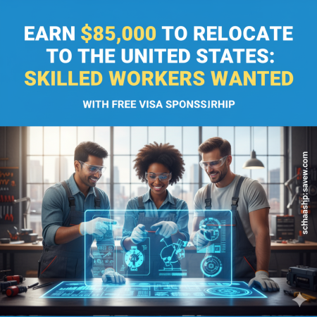 $85,000 and Relocate to the United States Skilled Workers Wanted with Free Visa Sponsorship