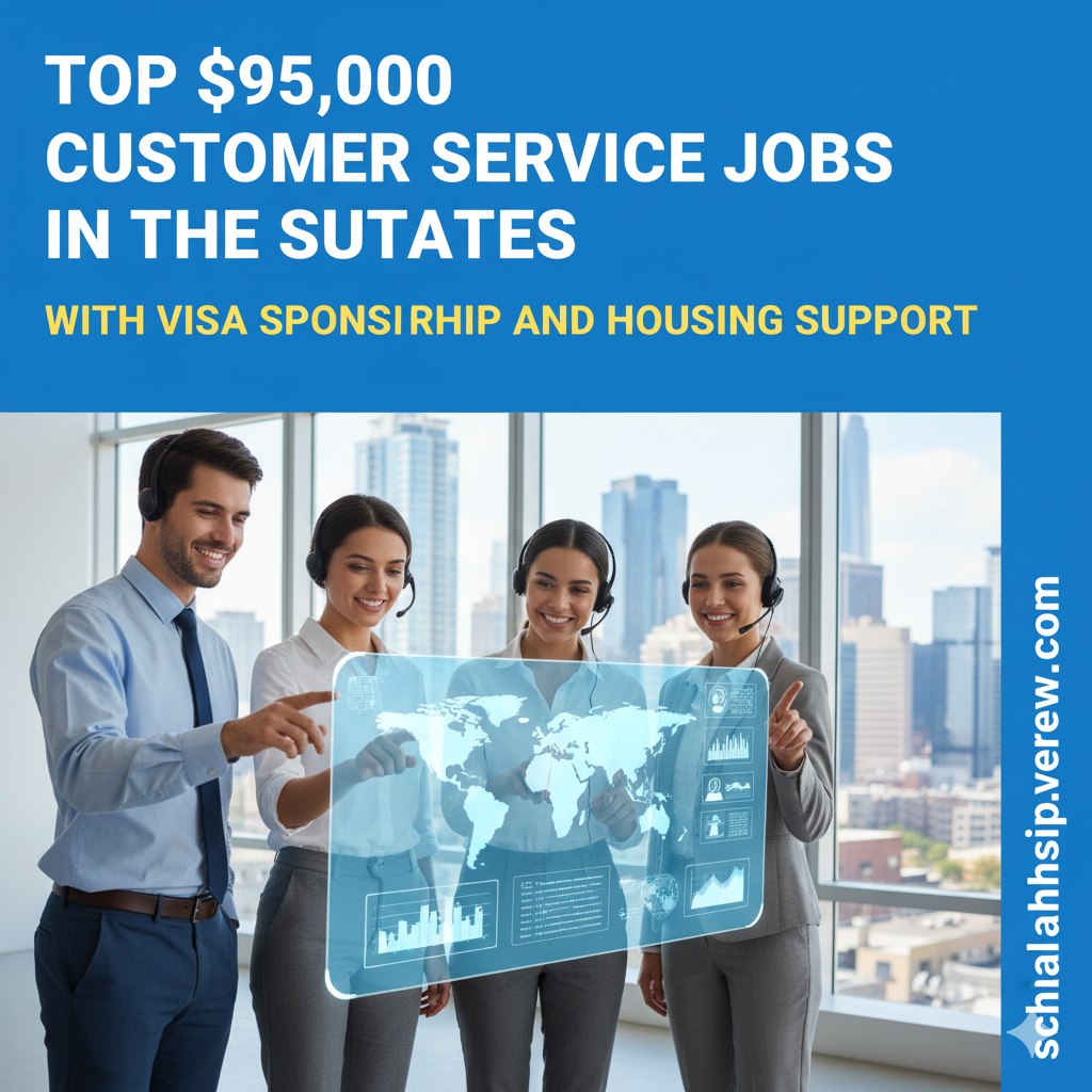 $95,000 Customer Service Jobs in the United States with Visa Sponsorship and Housing Support