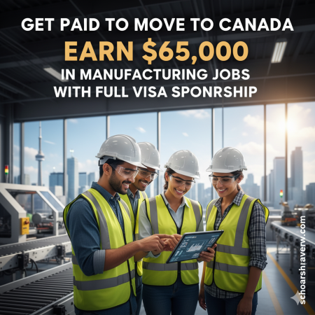 Get Paid to Move to Canada $65,000 Manufacturing Jobs with Full Visa Sponsorship