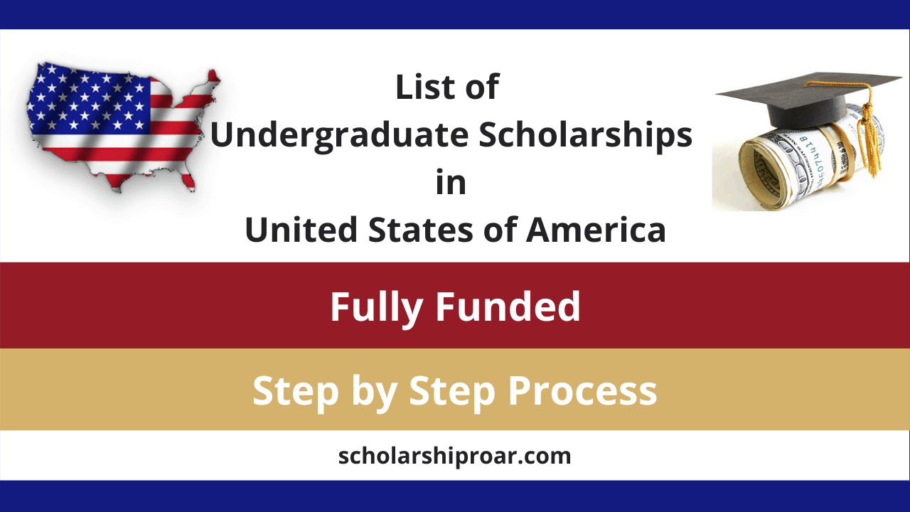 List of Fully Funded Undergraduate Scholarships in USA 2026 ... Need-based scholarships USA